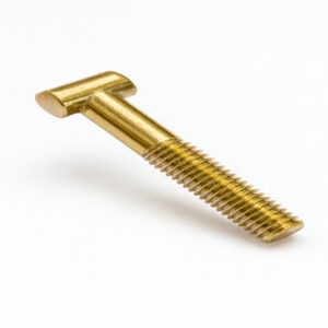 Brass Tee Bolt Round Head