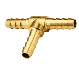 Brass Hose Barb Tee Fitting
