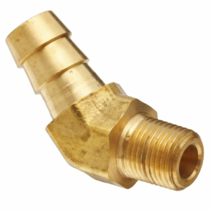 Brass Hose Fitting - 45 Degree Elbow